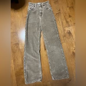 Brown Corduroy Zara Jeans